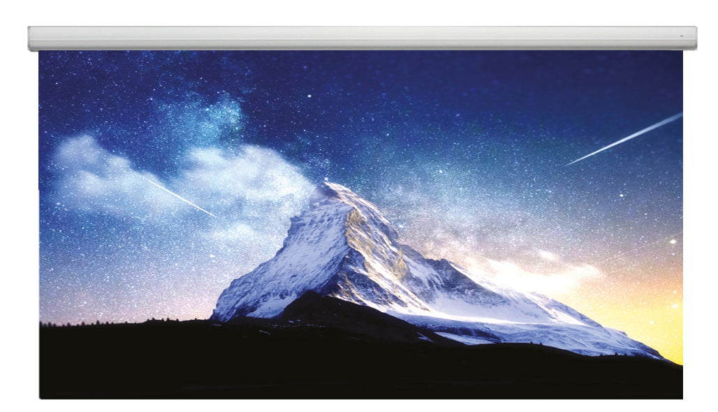 מסך הקרנה חשמלי BESTVISION Anatolia 294x220 ס"מ ללא מסגרת שחורה