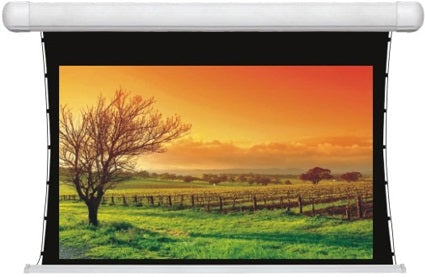 מסך הקרנה עם מותחנים בד נושם SinoScreen 203x114 ס"מ 16:9