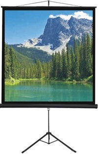 מסך הקרנה על חצובה SinoScreen 178x178 ס"מ 1:1