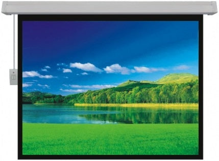 מסך הקרנה חשמלי SinoScreen 213x213 ס"מ 1:1