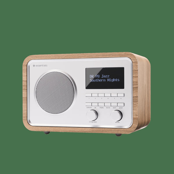 רדיו FM/DAB עם רמקול Essentials RADIO1 - אפר