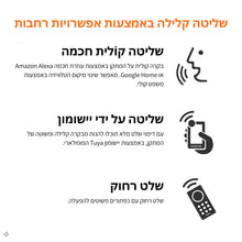 זרוע תקרה חשמלית חכמה עם בוכנה למסכים עד 75 אינץ' PLB-M0746