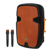 בידורית בלוטוס ניידת + זוג מיקרופונים Pure Acoustics דגם PMW4415