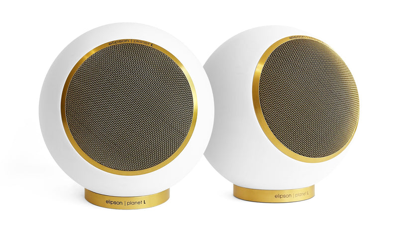 רמקול מדף Elipson דגם Planet L 80th Anniversary Gold Edition (Mercury Ice)