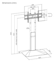 מעמד רצפתי מעוצב EAZO דגם FS985WNT