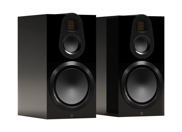 זוג רמקולים מדפיים Monitor Audio דגם Gold 100 6G (שחור מבריק)