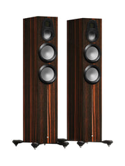 זוג רמקולים רצפתיים Monitor Audio דגם Gold 300 6G (שחור מבריק)