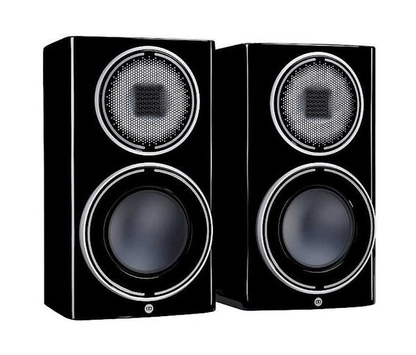 זוג רמקולים מדפיים Monitor Audio דגם Platinum 100 3G (שחור מבריק)