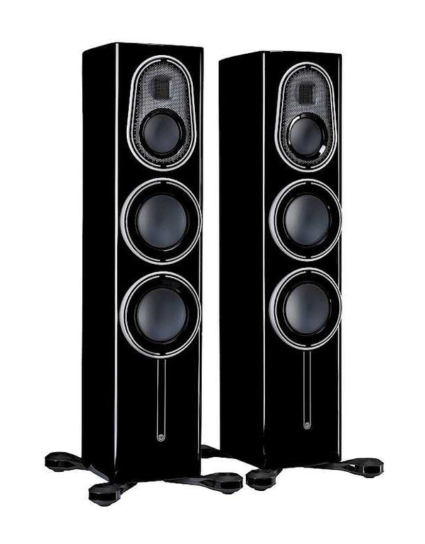 זוג רמקולים רצפתיים Monitor Audio דגם Platinum 200 3G (שחור מבריק)