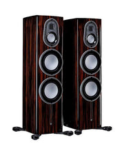זוג רמקולים רצפתיים Monitor Audio דגם Platinum 300 3G (שחור מבריק)