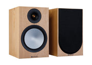 זוג רמקולים מדפיים Monitor Audio דגם Silver 100 7G (שחור מבריק)
