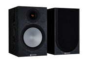 זוג רמקולים מדפיים Monitor Audio דגם Silver 100 7G (שחור מבריק)