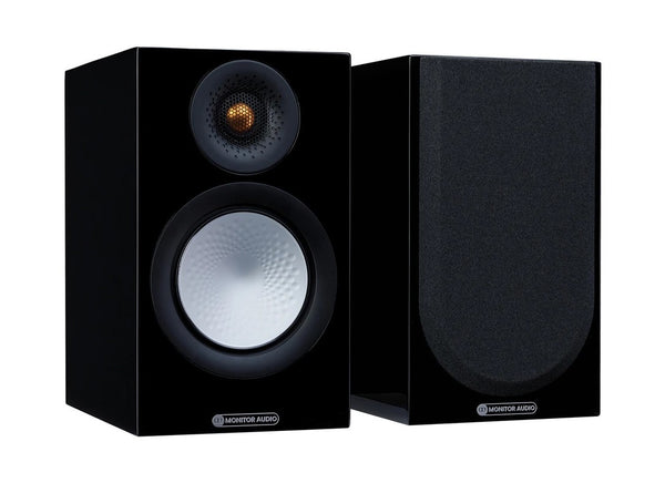 זוג רמקולים מדפיים Monitor Audio דגם Silver 50 7G (שחור מבריק)